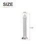 DTGN 100Pcs #12x1-1/2 Flat Head Wood Screws, 304 Stainless Steel