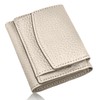 Rozohor Women's Compact Wallet, Trifold Mini Wallet, Genuine Leather, Girls,