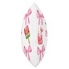 Pink Bows Cute Coquette watermelon y2k Clean Girl Aesthetic Throw
