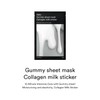 AB1B Gummy Sheet Mask Set, Sedum Hyaluron/Madecassoside/Collagen Milk 10 Sheets,