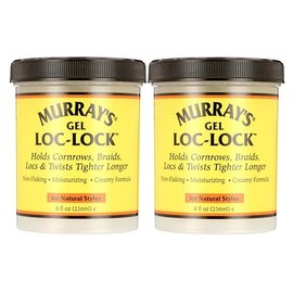 Murray's Loc-Lock Hair Gel 8 oz. (Pack of 2)