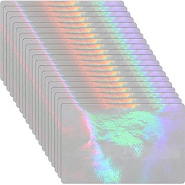 20 Pieces ID Card Hologram Business Self Stick ID Hologram Cards, 2.05 x 3.3 Inch