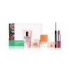 CLINIQUE 6 PC Gift Set(Perfume, Cleanser, Hydrator, Lipstick, Reduce Eye