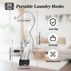 GOTRUST 25pcs Portable Laundry Hooks, Anti-Slip Boot Hanging Hold Clips,