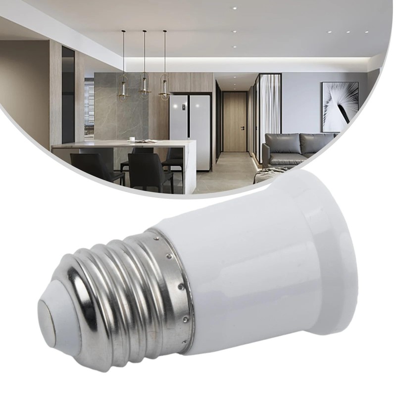 E26 to E26 Socket Extender, 3CM/1.2IN Socket Extension, Lamp Bulb
