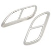 2PCS Quad Exhaust Tip Cover Tail Throat Decoration Replacement for