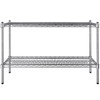 PRO&Family 14" x 42" NSF Chrome 2 Wire Shelf Kit