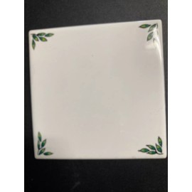 Conimbriga Hand-Painted 6”x6” Portugal Art Tile Botanical Tiles - Blank or Blanc