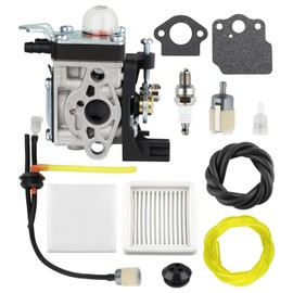HUSWELL SRM 2620 Carburetor for Echo SRM 2620T SRM2620 PAS2620 HCA2620 Air Filter Tune Up Kit PE2620S PPT2620 SHC2620 parts for Shindaiwa T262 LE262 T262X C262 AH262 Carburetor Fuel Line Kit