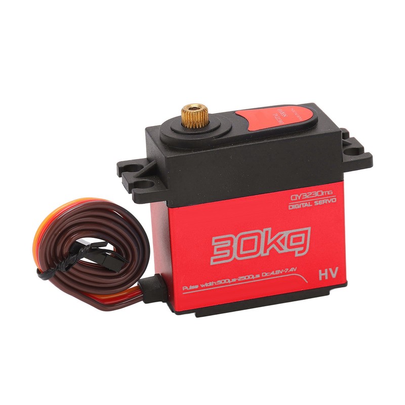RC 30KG Servo Quick Response Aluminum Alloy 180 Degree Waterproof