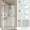 57" Extra Tall Cat Gate for Doorway, 29.9-38.5" Wide, Pressure