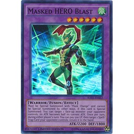 Masked Hero Blast - Rate-ENSE2 - Super Rare - Limited Edition - Raging Tempest: Special Edition