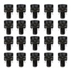 deleyCON 20 x M6 Cage Nuts Screws Set for Network
