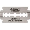 50 BIC Double Edge Razor Blades Chrome Platinum