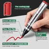 SELEAD Large Permanent Markers Black Red Blue Green - 12