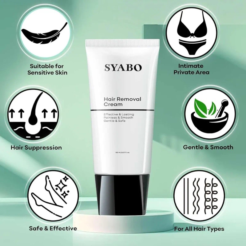 Crema Depilatoria De Piel Sensible, Depilación De Bikini Sin