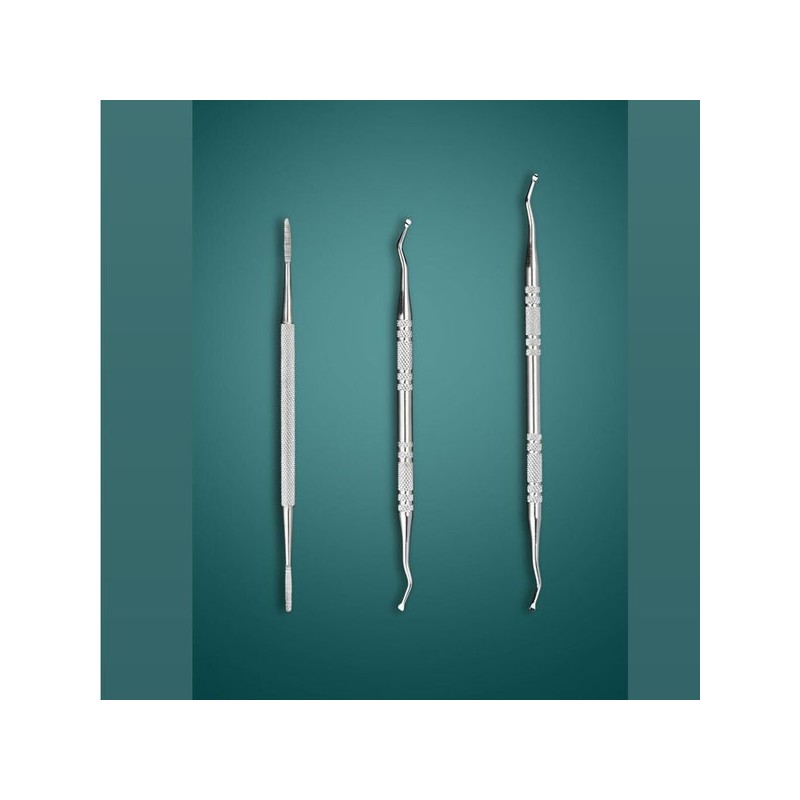 큐렛 3종세트 손톱 발톱 정리기 네일 Curette 3-Piece Set Nail
