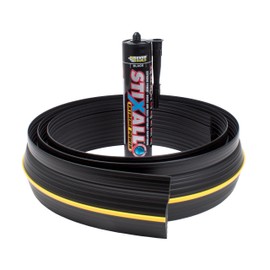 16'5"/5.0m Weather Defender® Original | Ultimate Garage Door Threshold Seal Kit with Adhesive & Garage Door Bottom Weather Stripping