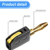 Banana Plug 4 mm, Pack of 12 Banana Plugs Speakers,