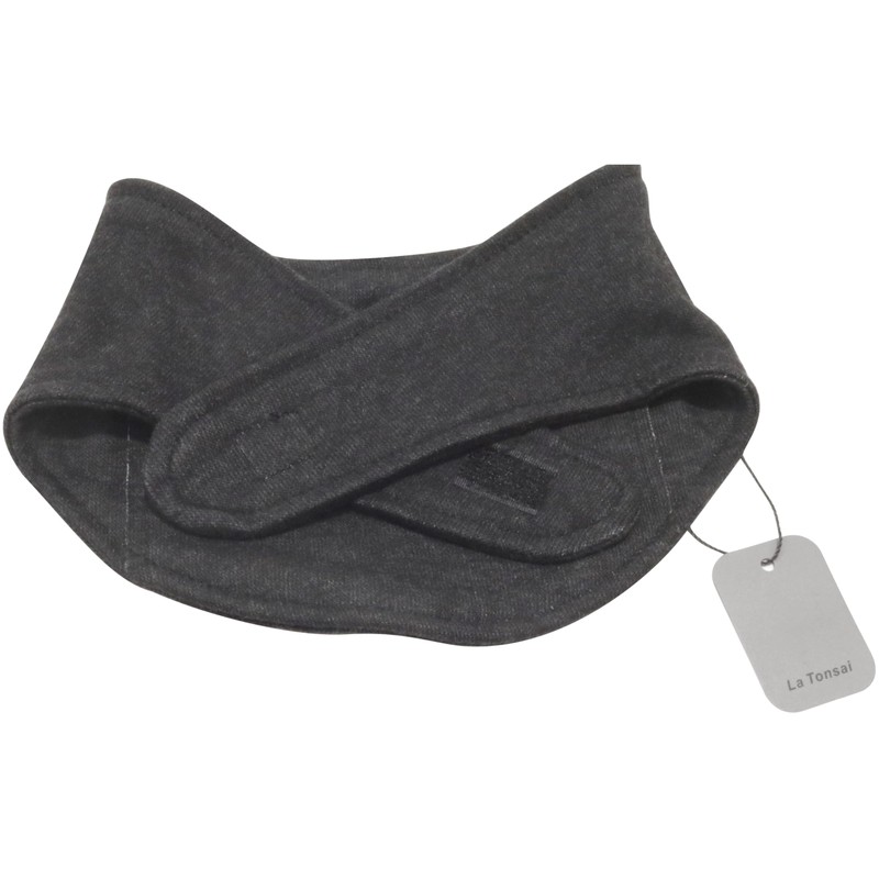 Dark Gray Neck Supporter with Cairo Pocket, Cold Protection, Neck