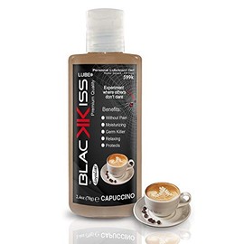Black Kiss Lube 1BK-Cu  Gel Lubricante Back Door Base Agua. Botella. 70 g (Capuchino)  Frmula Base Agua  Premium Quality For EveryBody                