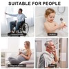 HOTUT Shower Handle Suction Cup Large Shower Grab Rail with