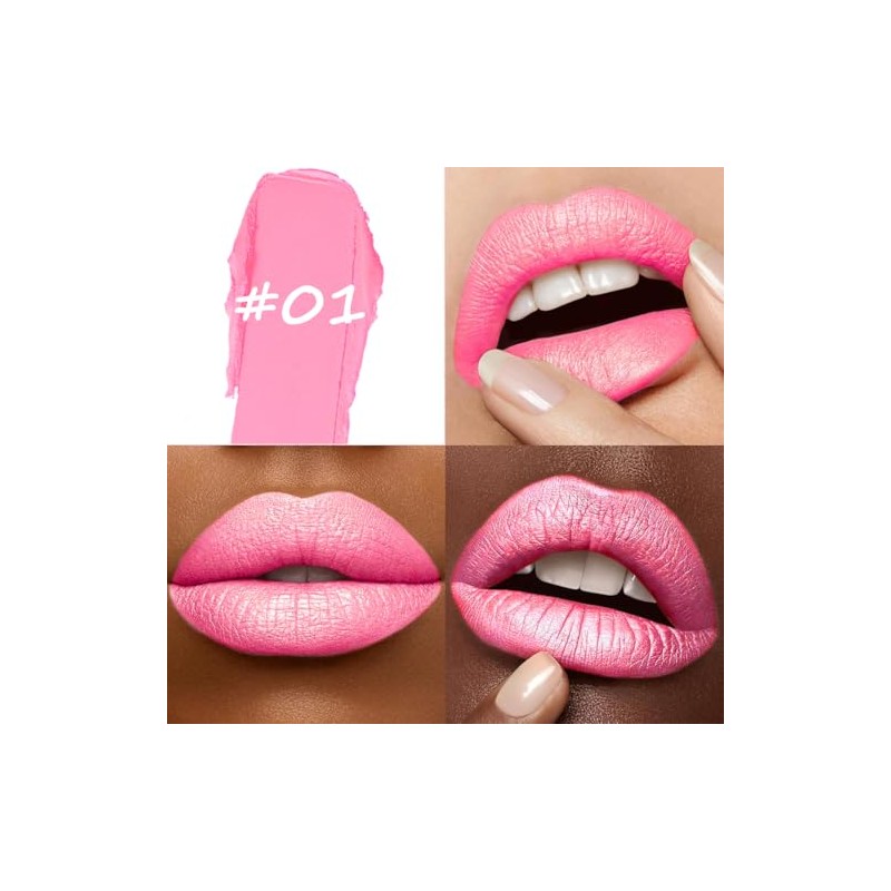 Labial Mate Vegano No Transfiere, 12H Hidratación, Alta Pigmentación