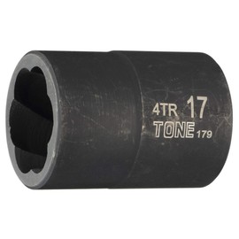 Tone 4TR-17 Tornado Socket, 1/2 inch (12.7 mm) Insertion Angle 0.7 inch (17 mm) Width of Both Sides