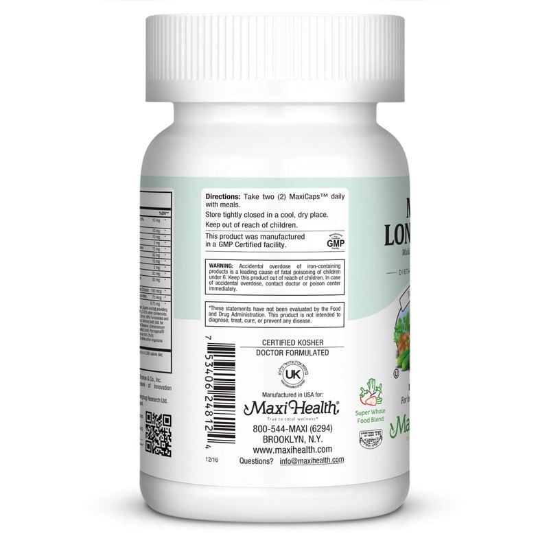 Mens Multivitamin 50 Plus – Daily Multivitamin for Men Over