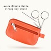 MANAGE Leather Key Case with Coin Compartment and Key Ring