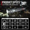Coast GX30 2300 Lumen Waterproof Alkaline and Rechargeable Dual Power