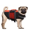 Queenmore Small Dog Life Jacket, Adjustable Pet Life Vest for