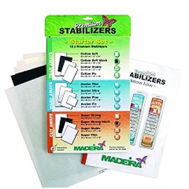 Madeira Stabilizer for Machine Embroidery Starter Set