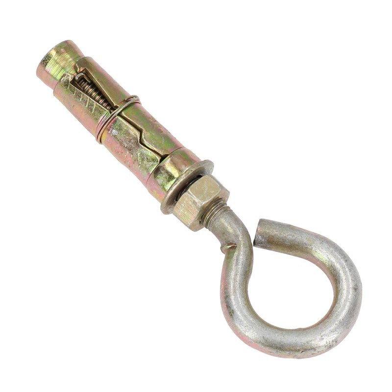 8mm Close Hook Anchor Eye Bolt Rawl Expansion Bolts Shield