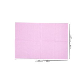 Baberos Dentales Desechables Morados, Tamaño Estándar, 125 Piezas Por Paquete, Fabricados Tela No Tejida, Para Uso Clínico y Odontológico, Protección Higiénica Práctica y Cómoda