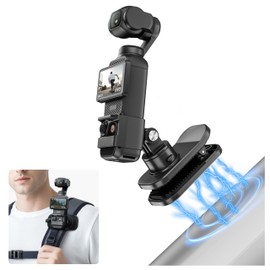 STARTRC PHOTO 360° Adjustable Backpack Clip Mount for DJI Osmo Pocket 3 Accessories, Magnetic Mount for DJI Osmo Action 5 pro/Action 4 Accessories