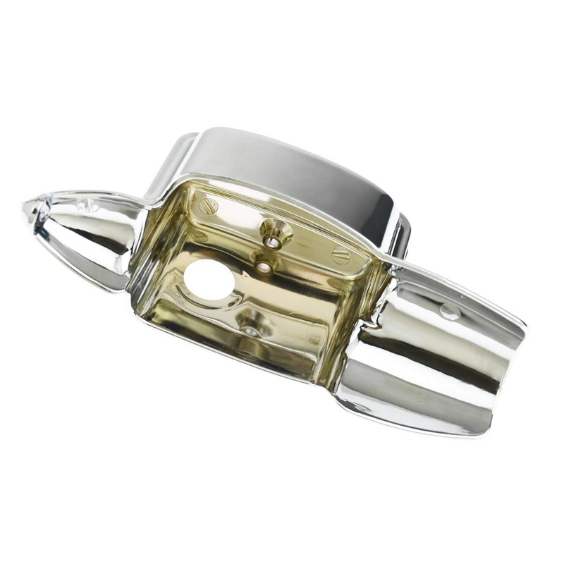 HDBUBALUS Chrome Rear Brake Master Cylinder Cover Fit for Harley