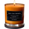 (Basil, Lime & Mandarin) 100% Soy, Highly Scented, Hand Poured