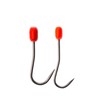 Grekywin Meat Hooks with Orange Hook Handle, Stainless Steel Butchering
