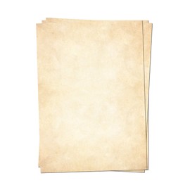 Presentou 50 x Writing Paper Printed on Both Sides 120 g Paper | Writing Paper Certificate Paper Menu Love Letter (Vintage Bright, 50 Sheets)