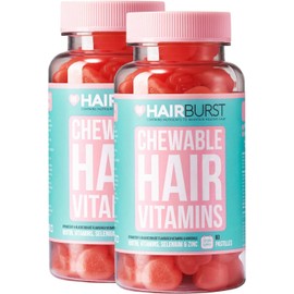 HAIR BURST HAIR BURST Biotin Gummies for Hair Growth  Hair, Skin & Nails Vitamin Supplement - Low Sugar, Delicious Flavour - Reduces Breakage, Promotes Healthier Thicker - 2 Month Supply
