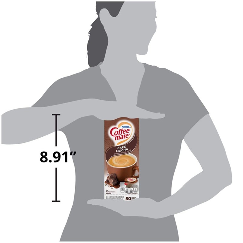 Nestlé Coffee mate Coffee Creamer, Café Mocha liquid creamer singles,