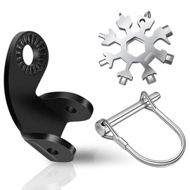 Bicycle Towing Hitch Universal Bicycle Trailer Coupling Adapter for Children's Trailer Dog Trailer Bicycle Trailer with Snowflake Multi-Tool