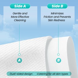 Rovia Face Towels, Disposable Face Towels, 10"×12" Softness Facial Towels, Makeup Remover Dry Wipes, Ultra Soft,Cooling Towels for Neck and Face,Face Towel XL,50-Piece, 3 Packs