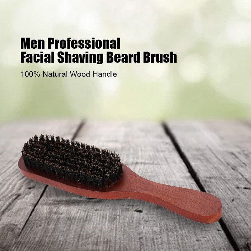 Yosoo Health Gear Beard Brush with Boar Bristles for Men,