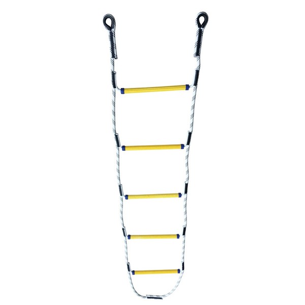 Aoneky 7.8 ft Nylon Climbing Rope Ladder for Kids or Adult - Playground Hanging Ladder for Swing Set - Tree Ladder Toy for Boys Children Aged 6-12 Years Old
