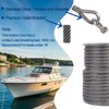 Anchor Rope 3/8 inch 50ft Premium Solid Braid Nylon MFP