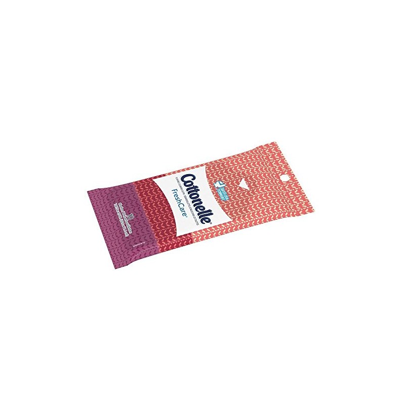 Cottonelle Fresh Care Flushable Wipes - Travel Pack, 10 Wipes
