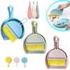 3 Pcs Mini Broom and Dustpan Set,Small Hand Broom and