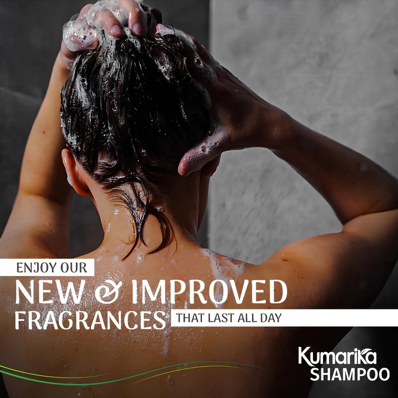Kumarika Shampoo with natural botanical infusion (Strong Hair Green, 80